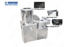 China Automatic Potato Peeling Machine Potato Washing Cutting And Peeling Machine supplier