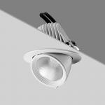 2700K-6500K Commercial LED Lights Rotate 360° Gimbal LED Downlight Tilt Outward 90° for sale