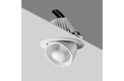 China 2700K-6500K Commercial LED Lights Rotate 360° Gimbal LED Downlight Tilt Outward 90° supplier
