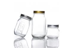 China New Design Food Glass Mason Jars Clear 450ml 250ml Mini Jar with Lids supplier