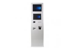 China 19inch dual screen self-service payment kiosk terminal and retail bill acceptor supplier