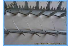 China Anti Climb Wall Spikes Security / Burglar Proof Fence Spikes Easy To Install supplier