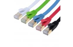 China Oxygen Free Cat7 Network Cable 10 Gigabit Shielded RJ45 supplier