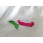 Silk Screen Printing Custom Fabric Tags Labels Shirt Hanger Loop On Garment for sale