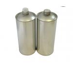 Round Engine Oil Tin Can 1L With Screw Cap No Coating Inside for sale