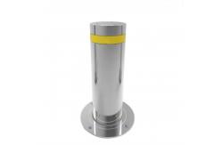 China Highlighted LED Adjustable Impact Automatic Rising Bollards Post 304 SS Anti - Terrorist supplier