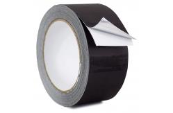 China Black Lacquered Aluminum Foil Tape With Solvent Acrylic Adhesive supplier