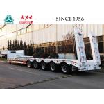 5 Axle Heavy Duty Low Bed Trailer Carbon Steel Q345B for sale
