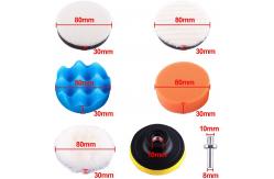 China 38pcs 3In Car Polishing Pad Kit 7.5cm Polisher Attachment For Drill supplier