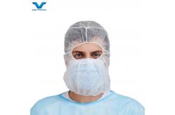 China Disposable Polypropylene Ninja Astronaut Balaclava Cover Head Hood For Space Protection supplier