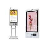 Indoor Restaurant Ordering Kiosk 1920*1080P Resolution Wall Mounted Self Payment Kiosk for sale