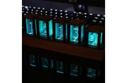 China RGB Electronic Glow LED Tube Light Clock Square Shape supplier
