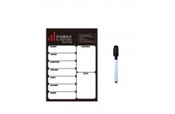 China A3 A4 Magnetic Souvenir Dry Erase Whiteboard Planner For Fridge supplier