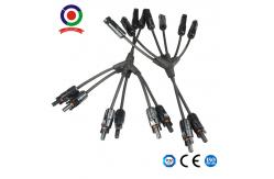 China 1 Pair 3T1 Y Branch Solar Panel Parallel Connectors supplier