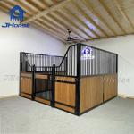 Customized Horse Stall Fronts Made Of Steel And Bamboo For Stable Welded Weave Technique for sale