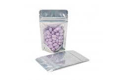 China Mylar Aluminum Foil Plastic Packaging Bag Pouch Clear Front 8OZ-100OZ Capacity supplier