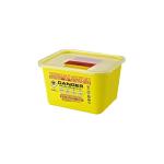 Disposable Yellow Medical Square Sharps Containers for sale