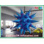 Hanging Inflatable Lighting Decoration , Purple 2m Inflatable Led Star
