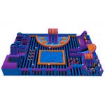 PVC Tarpaulin Giant Inflatable Fun City For Children Outdoor Entertainment for sale