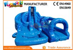 China Durable 30ft Tall Outdoor Inflatable Water Slides With Digital Printing supplier