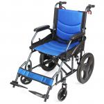 Easy Carry Foldable Aluminum Manual Wheelchair With Flip Up Armrest for sale
