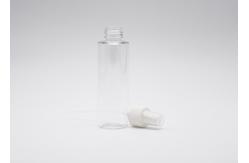 China 50ml Cosmetic Transparent Plastic Spray Bottle White Empty Fine Mist Spray Bottle supplier