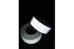 China Perforated Reflective Fabric High Visibility Silver Safety Reflective Tape For Clothing supplier
