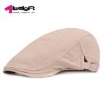 Adjustable Custom Logo Hats Cotton Travel Beret Cap for Adults for sale