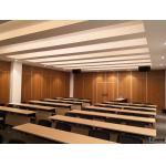 Floor To Ceiling Hanging System Hotel Folding Partition Walls Mdf Melamine Surface