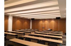 China Floor To Ceiling Hanging System Hotel Folding Partition Walls Mdf Melamine Surface supplier