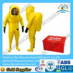 Lightweight Marine Fire Fighting Gear Fireman Chemical Protective Clothing for sale