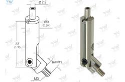 China Nickel Finish Aircraft Cable Fixture Hangers And M3 Threaded Swivel Joint supplier