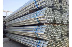China Galvanized ERW Steel Pipe Grade A53/ A106/ S235JR/ S355JR For Oil Pipeline supplier