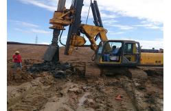 China Construction 125kNm Big Power Used Piling Rig Second Hand Hydraulic Rotary Drilling Rig supplier