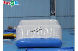 China 6x2x1.1mH White Airtight Inflatable Water Float Wave Track Inflatable Water Parks supplier