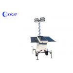Battery Power Led Lighting Solar Light Tower Trailer 40000 Lumen for sale