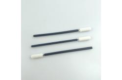 China 113mm 100PCS Black White Open Cell Sponge Foam Tip Swabs Dust Free supplier