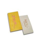 Straight Custom Logo Washable Woven Label Tag For T Shirts Clothing for sale