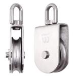 Stainless Steel Single Pulley Heavy Duty Single Wheel Swivel Lifting Rope Pulley for sale