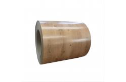 China CGCC Prepainted Wood Pattern PPGI Wood Texture Steel Coil Wood Steel Coil supplier