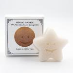 Star Shaped Deep Pore Cleansing Natural Konjac Sponge Biodegradable for sale