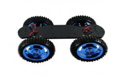 China 4WD All - Metal Motor Smart Car Chassis High Torque 120mAh Current supplier