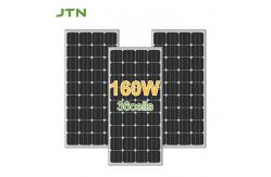 China 160W All Black Mono Solar Panel Bifacial Cells Customized supplier