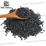 Black Nylon 66 GF25 Granules Produce Heat Insulation Strips Thermal Break Profile for sale