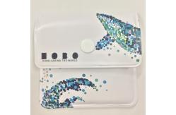 China PVC EVA Aluminum Foil Reusable Pocket Ashtray Pouch Button Closure supplier