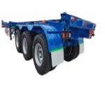 SINOTRUK Multi-Axis 40 45FT High Durability Skeleton Semi Trailer With Good Welding Quality For Contruction Machine for sale