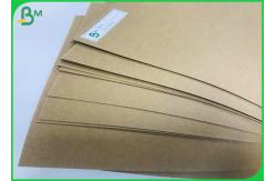 China 50GRAM TO 450GRAM Unbleached Kraft Paper Jumbo Rolls With Food Grade supplier