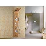 5 Way Massage Jets Bath Shower Panels , Waterfall Shower Panel Gold Painting ROVATE for sale