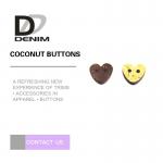 2 Holes Natural Coconut  Bulk Buttons Styles: Vintage, Novelty for sale