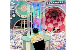 China Playground Children Adventure Play Center Indoor Ball Pool Trampoline Big Slide supplier